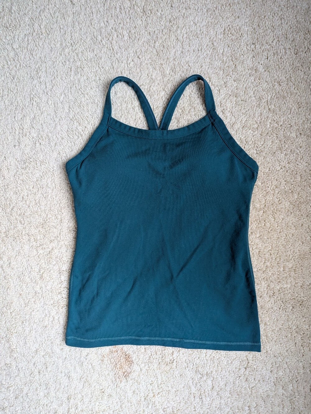 Lululemon Power Y Tank Forest Green Size 8